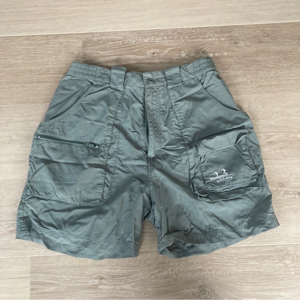 Vintage Cabelas Guidwear Fishing Shorts Mens sz Small